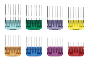 Andis Adjustable Blade Stainless Steel Combs 8 Piece Set